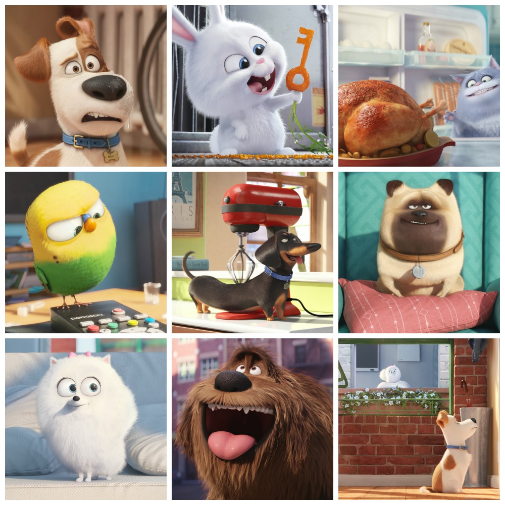 secret life of pets animated movie cast