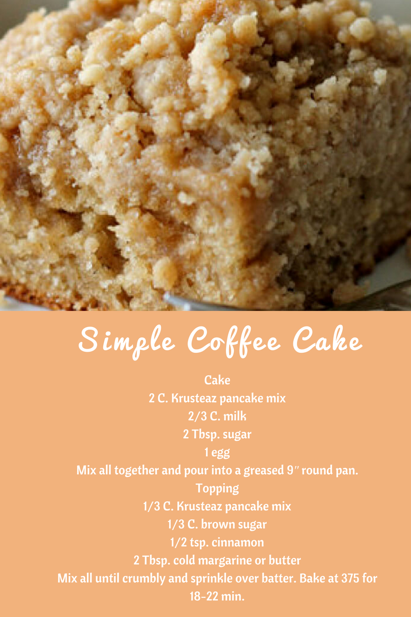 Krusteaz Mixes & Simple Coffee Cake Recipe! - Mom the Magnificent