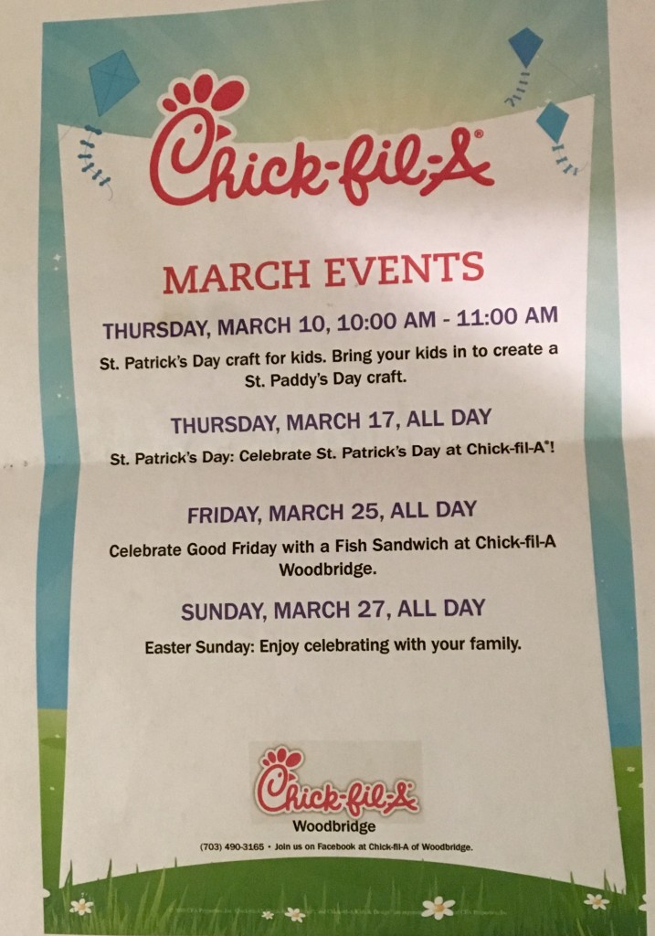 ChickfilA Newbies & Events! Mom the Magnificent