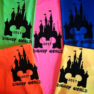 Matching Family T-Shirts~A Disney Must!