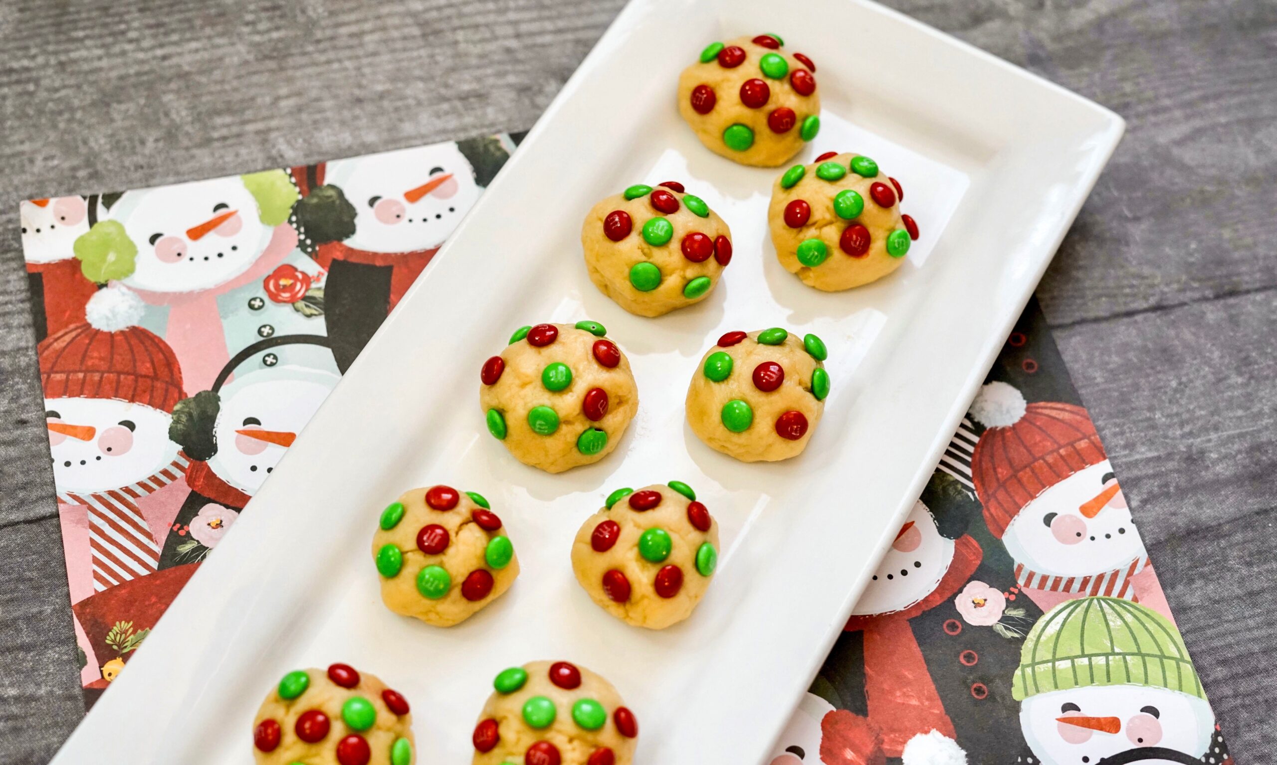 Edible Christmas Cookie Dough Mom the Magnificent