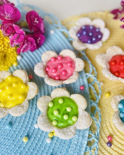 Mini Flower Pudding Pies – Spring is Here!